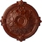 Ekena Millwork Hamilton Ceiling Medallion (Fits Canopies up to 3 3/4"), Hand-Painted Firebrick, 17 3/8"OD x 1 3/4"P CM17HAFIF - alternate 1